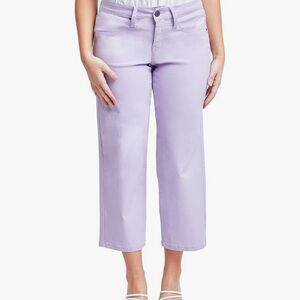 Royalty For Me Womens Women's Hyperstretch High Rise Wide Leg Flood Pantspants